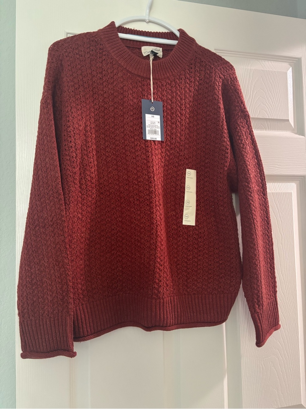 Universal Thread Women's Crewneck Sweater - Deep Rust